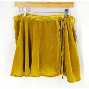 Free People Shorts - Free People Dance the Night Away Velvet Skort Free People Shorts - Free People Dance the Night Away Velvet Skort